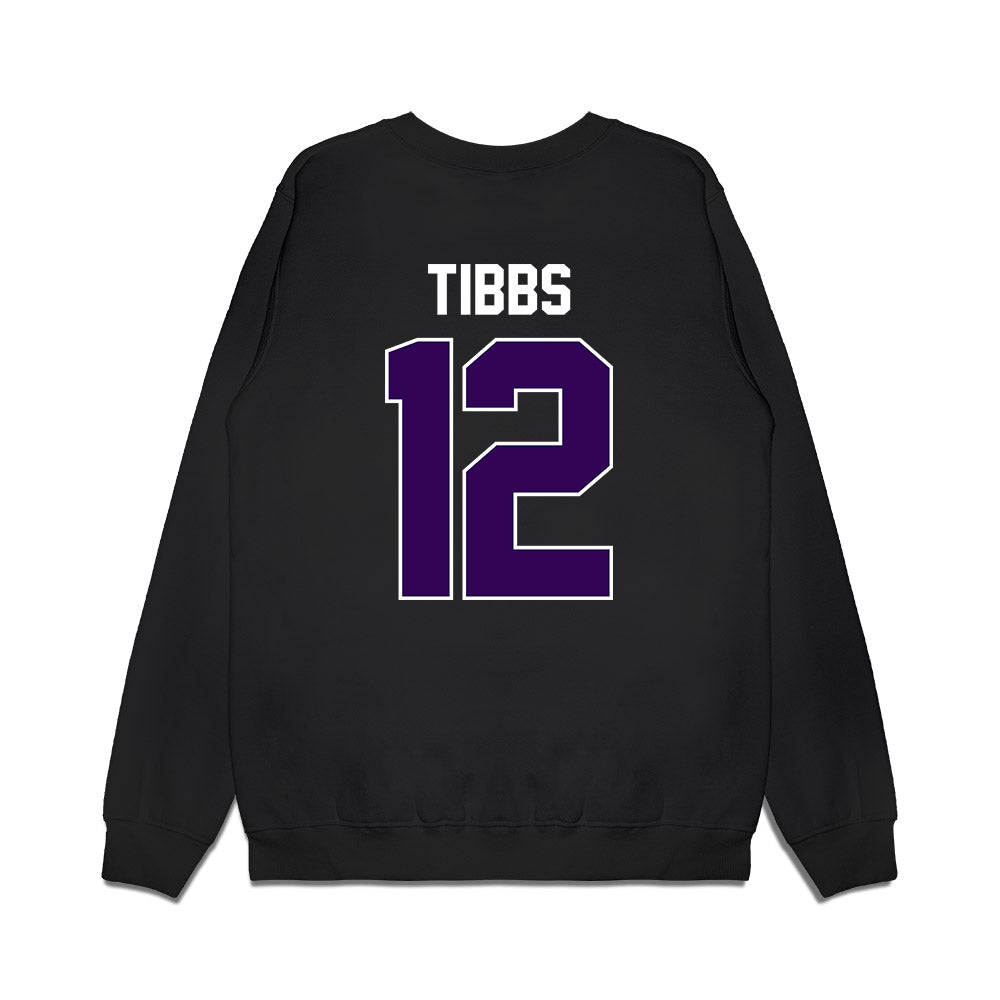 Kansas State - NCAA Football : Jaron Tibbs - Vintage Helmet Premium Crewneck Sweatshirt-1