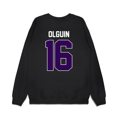 Kansas State - NCAA Football : Mason Olguin - Vintage Helmet Premium Crewneck Sweatshirt-1