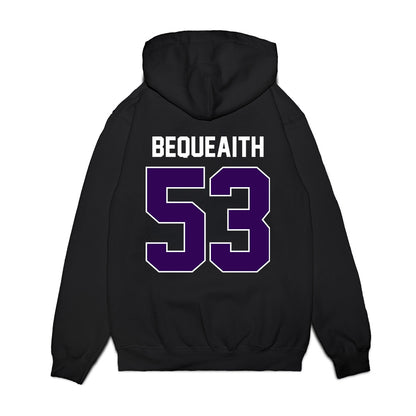 Kansas State - NCAA Football : Drake Bequeaith - Vintage Helmet Premium Hooded Sweatshirt-1