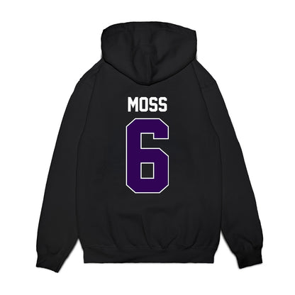 Kansas State - NCAA Football : Qua Moss - Vintage Helmet Premium Hooded Sweatshirt-1
