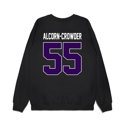 Kansas State - NCAA Football : Malcolm Alcorn-Crowder - Vintage Helmet Premium Crewneck Sweatshirt-1
