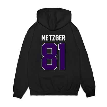 Kansas State - NCAA Football : Andrew Metzger - Vintage Helmet Premium Hooded Sweatshirt-1