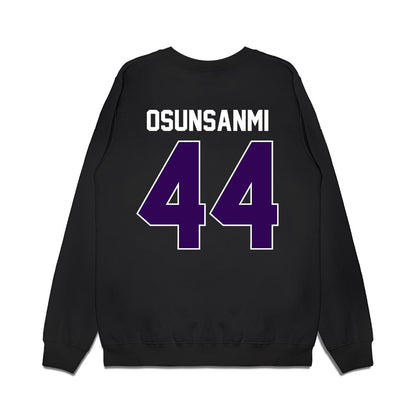 Kansas State - NCAA Football : Tobi Osunsanmi - Vintage Helmet Premium Crewneck Sweatshirt-1