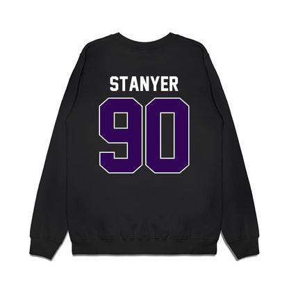 Kansas State - NCAA Football : Brad Stanyer - Vintage Helmet Premium Crewneck Sweatshirt-1