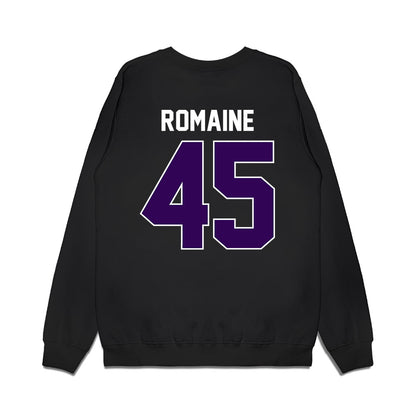 Kansas State - NCAA Football : Austin Romaine - Vintage Helmet Premium Crewneck Sweatshirt-1