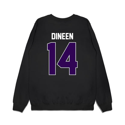 Kansas State - NCAA Football : Jet Dineen - Vintage Helmet Premium Crewneck Sweatshirt-1