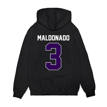 Kansas State - NCAA Football : Gunner Maldonado - Vintage Helmet Premium Hooded Sweatshirt-1