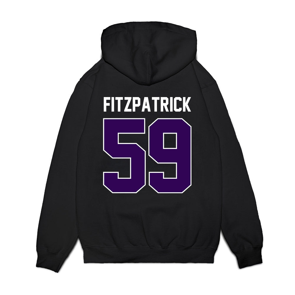 Kansas State - NCAA Football : George Fitzpatrick - Vintage Helmet Premium Hooded Sweatshirt-1