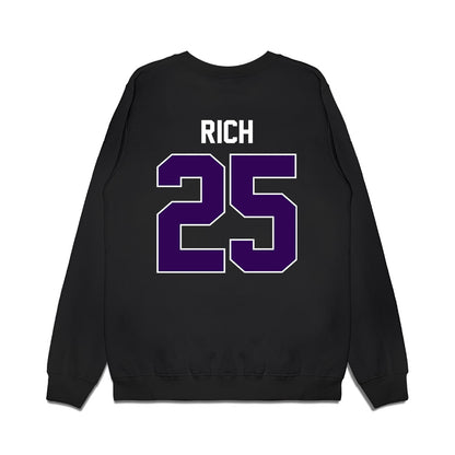 Kansas State - NCAA Football : Zashon Rich - Vintage Helmet Premium Crewneck Sweatshirt-1