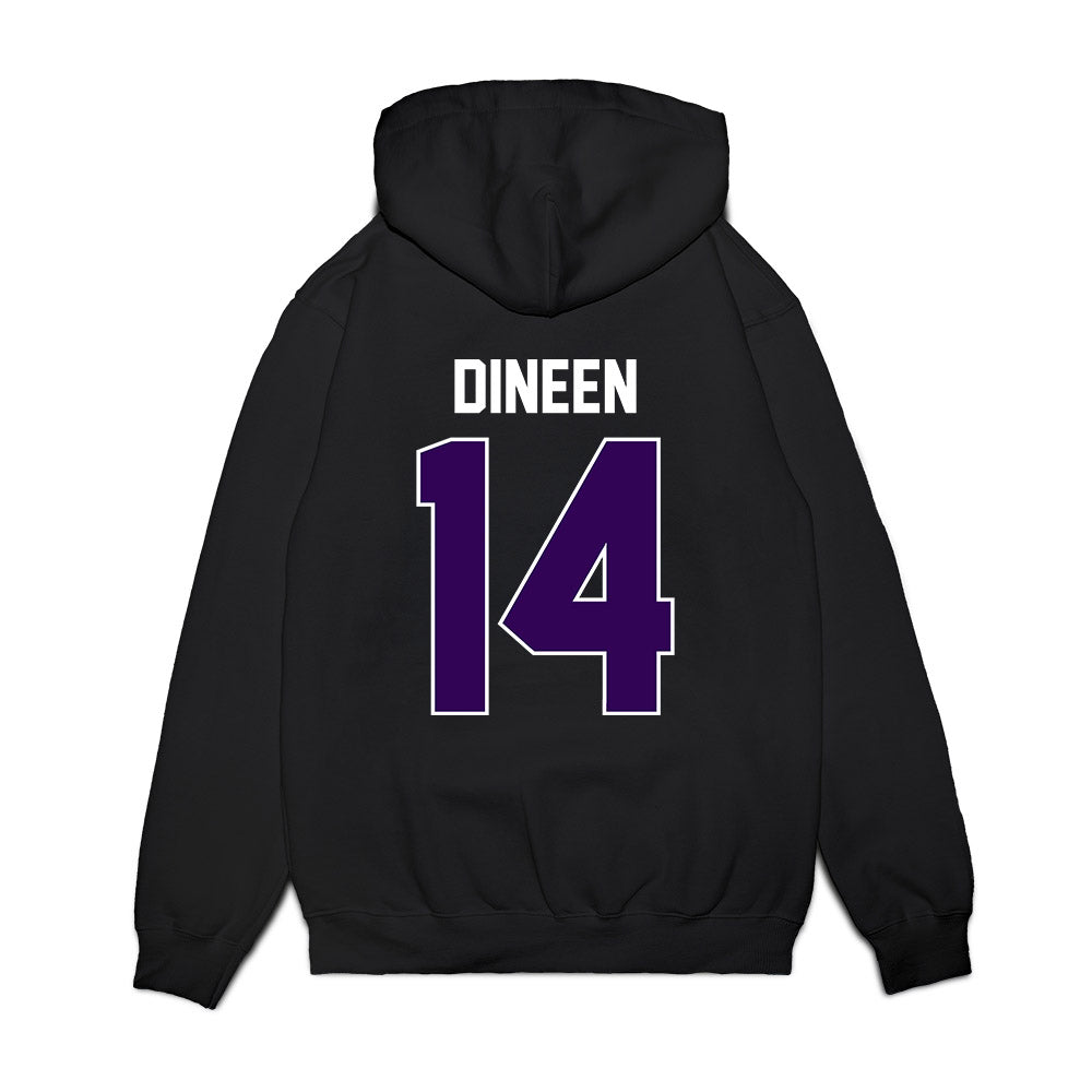 Kansas State - NCAA Football : Jet Dineen - Vintage Helmet Premium Hooded Sweatshirt-1