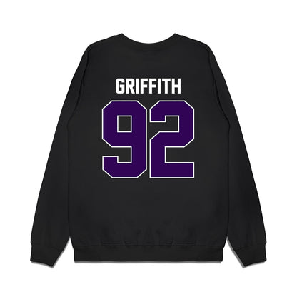 Kansas State - NCAA Football : Truman Griffith - Vintage Helmet Premium Crewneck Sweatshirt-1
