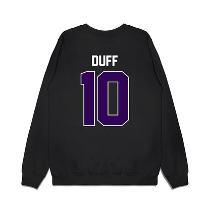 Kansas State - NCAA Football : Dillon Duff - Vintage Helmet Premium Crewneck Sweatshirt-1