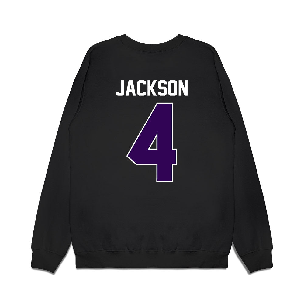 Kansas State - NCAA Football : Joe Jackson - Vintage Helmet Premium Crewneck Sweatshirt-1