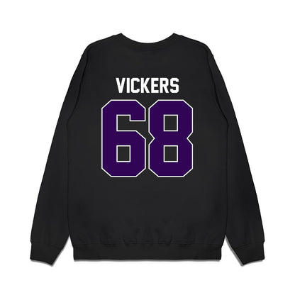 Kansas State - NCAA Football : Joe Vickers - Vintage Helmet Premium Crewneck Sweatshirt-1