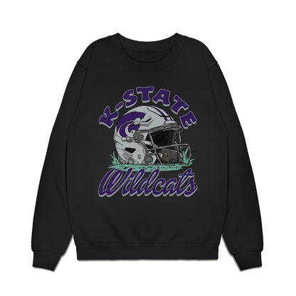 Kansas State - NCAA Football : Logan Bartley - Vintage Helmet Premium Crewneck Sweatshirt-0
