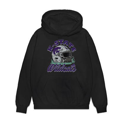 Kansas State - NCAA Football : Jacques Spradley-Demps - Vintage Helmet Premium Hooded Sweatshirt-0