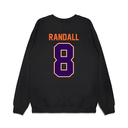 Clemson - NCAA Football : Adam Randall - Vintage Helmet Premium Crewneck Sweatshirt-1