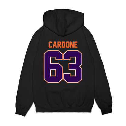 Clemson - NCAA Football : Dominic Cardone - Vintage Helmet Premium Hooded Sweatshirt-1