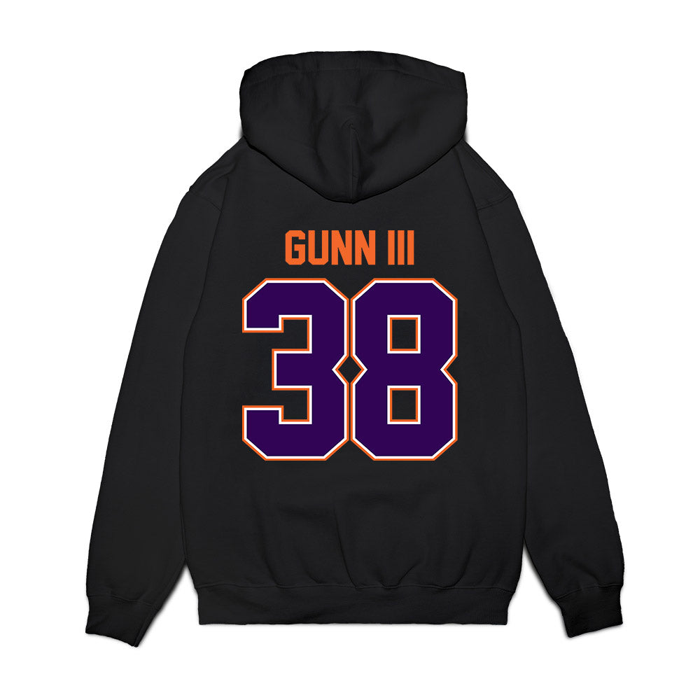 Clemson - NCAA Football : Robert Gunn III - Vintage Helmet Premium Hooded Sweatshirt-1