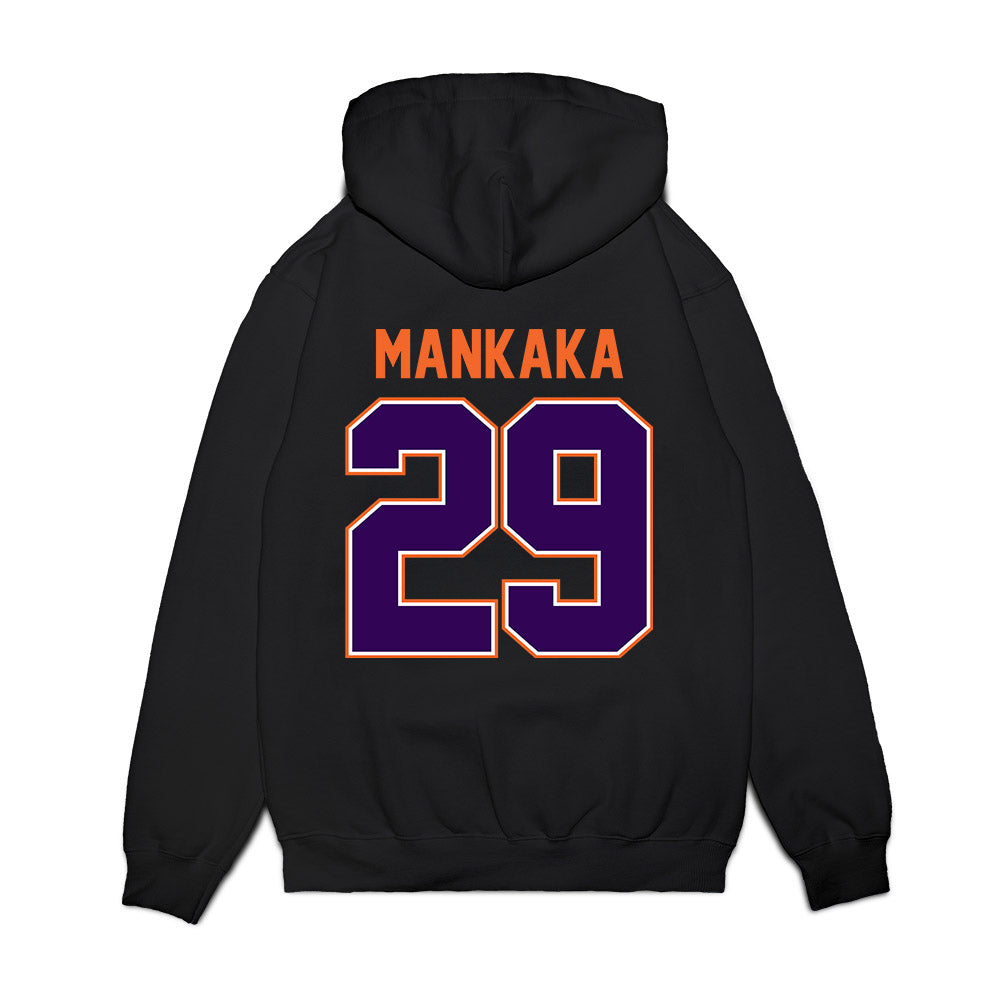 Clemson - NCAA Football : Michael Mankaka - Vintage Helmet Premium Hooded Sweatshirt-1