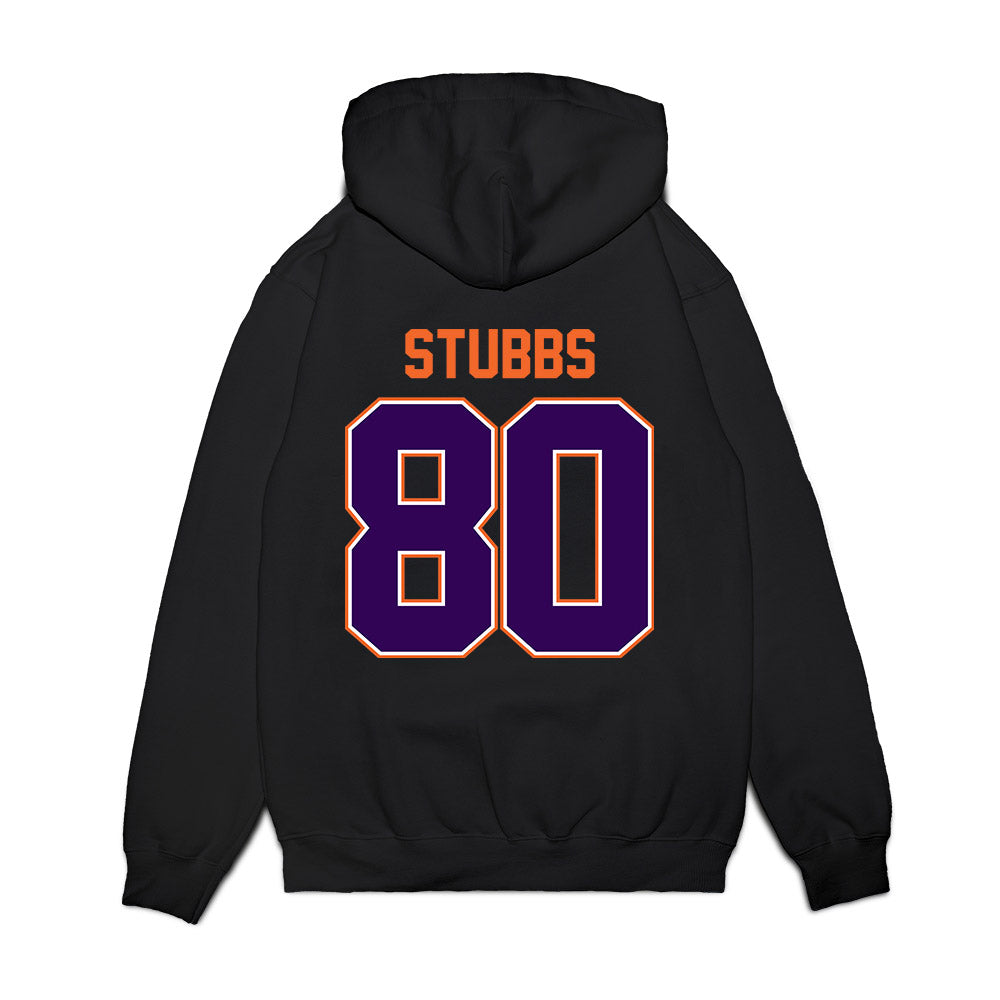 Clemson - NCAA Football : Luke Stubbs - Vintage Helmet Premium Hooded Sweatshirt-1