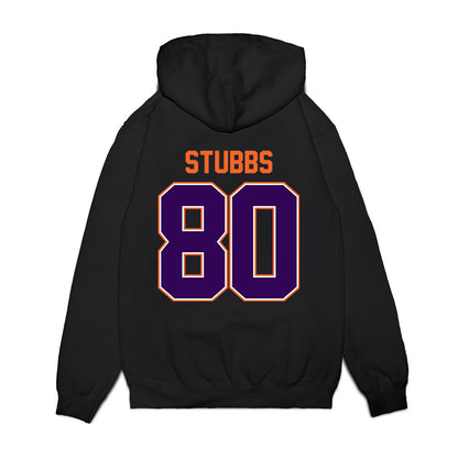 Clemson - NCAA Football : Luke Stubbs - Vintage Helmet Premium Hooded Sweatshirt-1