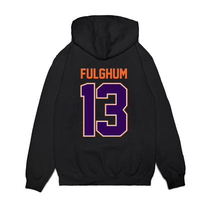 Clemson - NCAA Football : Parker Fulghum - Vintage Helmet Premium Hooded Sweatshirt-1
