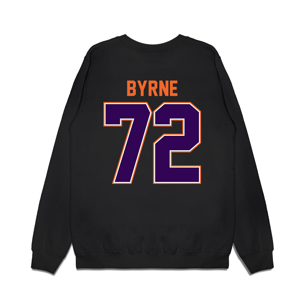 Clemson - NCAA Football : Rowan Byrne - Vintage Helmet Premium Crewneck Sweatshirt-1