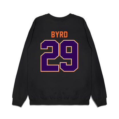 Clemson - NCAA Football : Chase Byrd - Vintage Helmet Premium Crewneck Sweatshirt-1