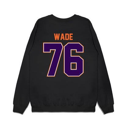 Clemson - NCAA Football : Mason Wade - Vintage Helmet Premium Crewneck Sweatshirt-1