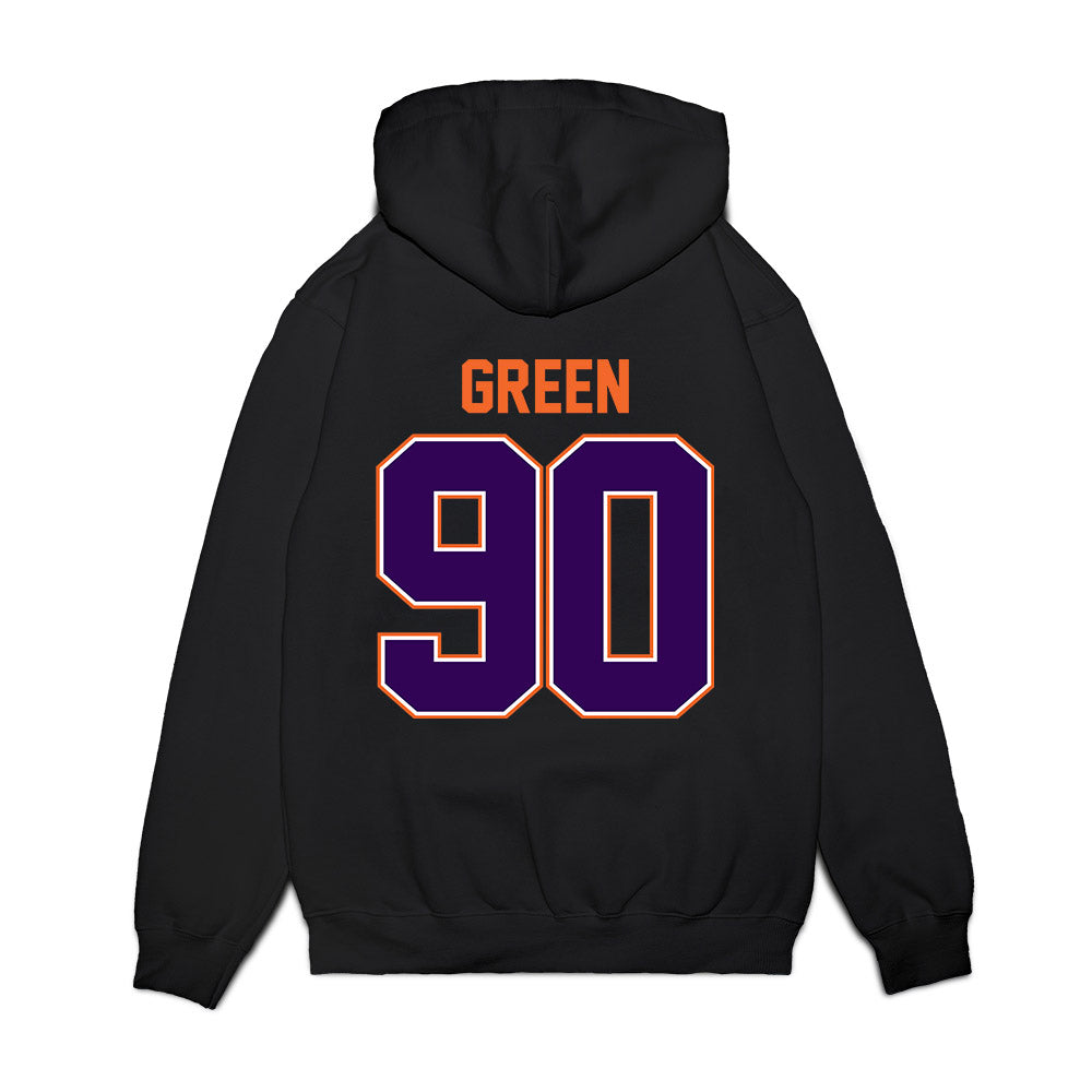 Clemson - NCAA Football : Stephiylan Green - Vintage Helmet Premium Hooded Sweatshirt-1