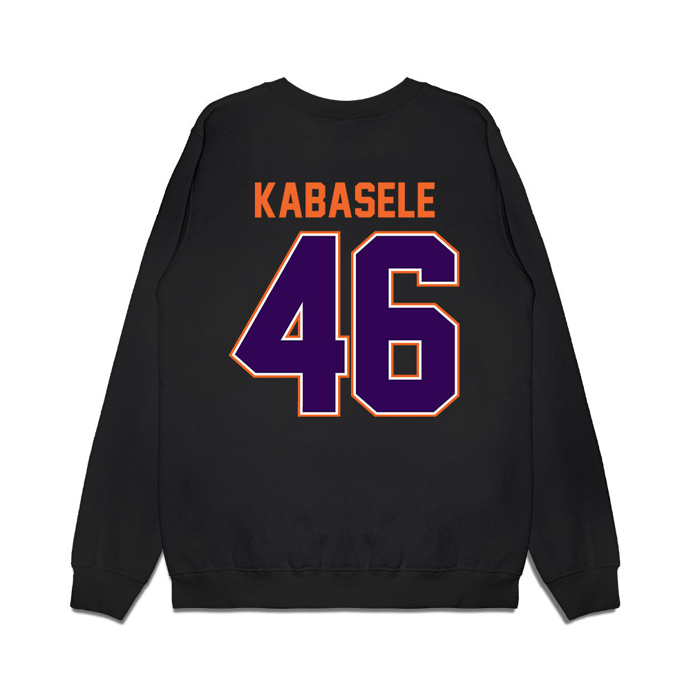 Clemson - NCAA Football : Philippe Kabasele - Vintage Helmet Premium Crewneck Sweatshirt-1