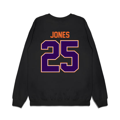Clemson - NCAA Football : Ricardo Jones - Vintage Helmet Premium Crewneck Sweatshirt-1