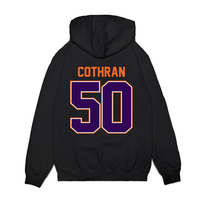 Clemson - NCAA Football : Fletcher Cothran - Vintage Helmet Premium Hooded Sweatshirt-1