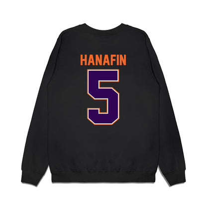Clemson - NCAA Football : Ronan Hanafin - Vintage Helmet Premium Crewneck Sweatshirt-1