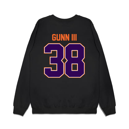 Clemson - NCAA Football : Robert Gunn III - Vintage Helmet Premium Crewneck Sweatshirt-1
