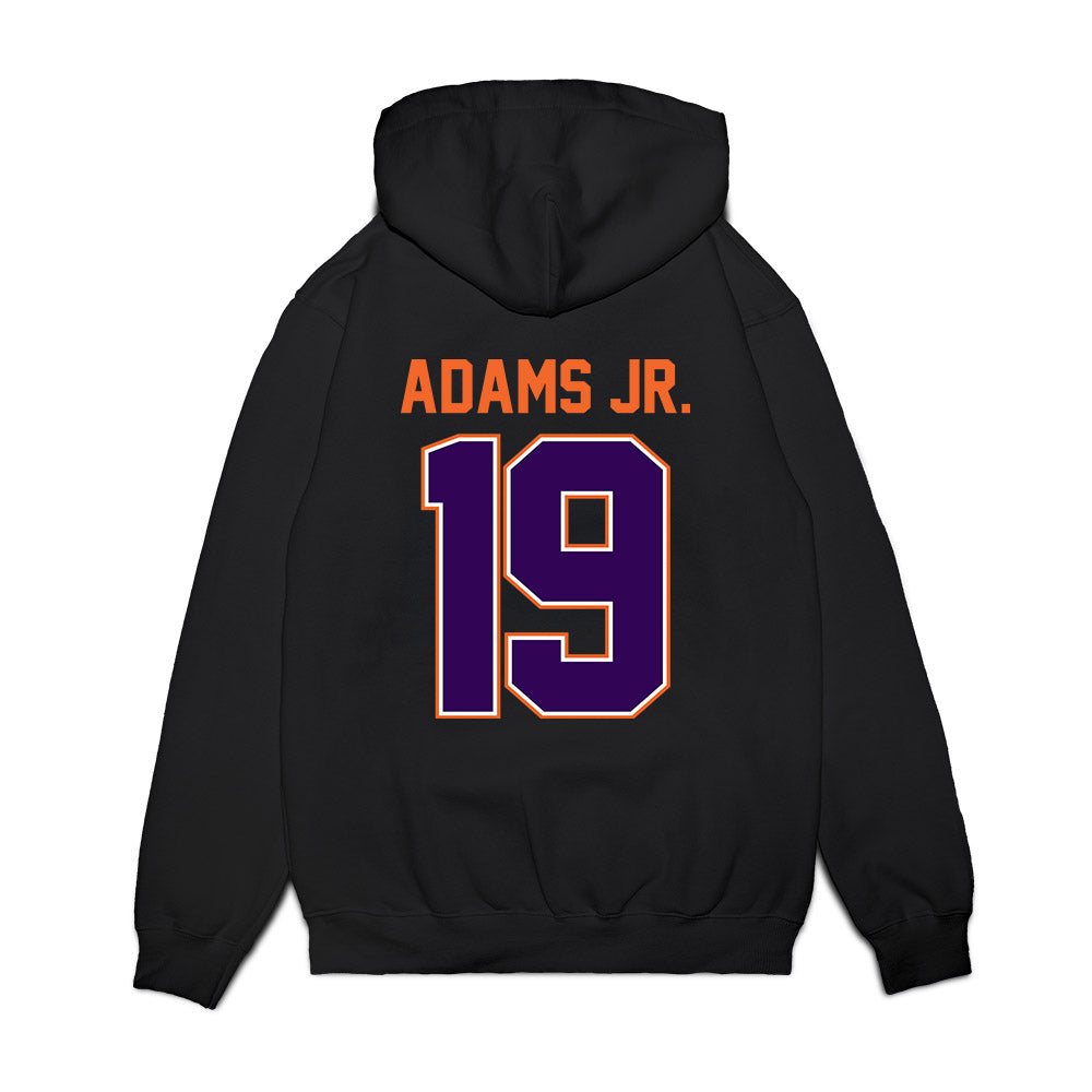 Clemson - NCAA Football : Keith Adams Jr. - Vintage Helmet Premium Hooded Sweatshirt-1