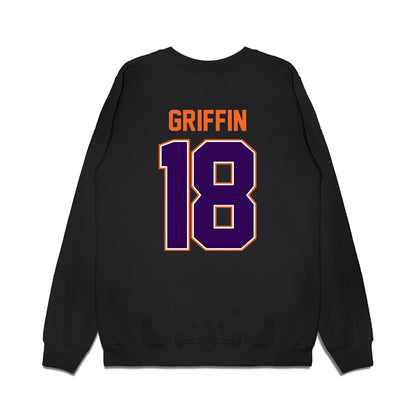 Clemson - NCAA Football : Kylon Griffin - Vintage Helmet Premium Crewneck Sweatshirt-1