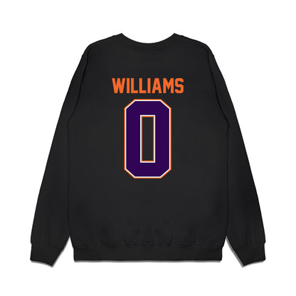 Clemson - NCAA Football : Antonio Williams - Vintage Helmet Premium Crewneck Sweatshirt-1