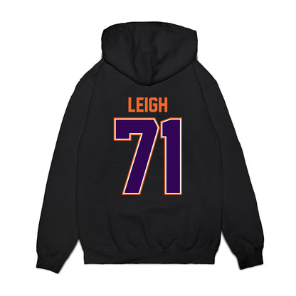 Clemson - NCAA Football : Tristan Leigh - Vintage Helmet Premium Hooded Sweatshirt-1
