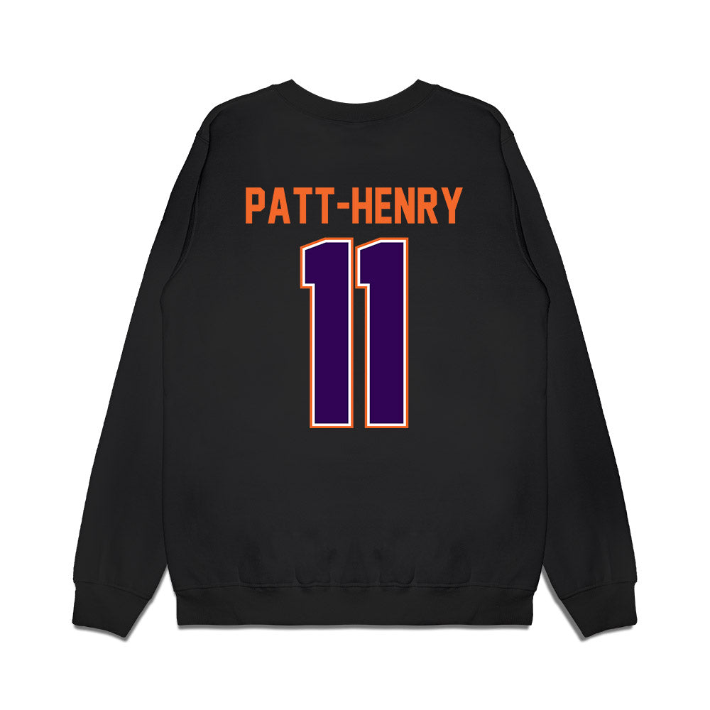 Clemson - NCAA Football : Olsen Patt-Henry - Vintage Helmet Premium Crewneck Sweatshirt-1
