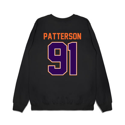 Clemson - NCAA Football : Zaire Patterson - Vintage Helmet Premium Crewneck Sweatshirt-1