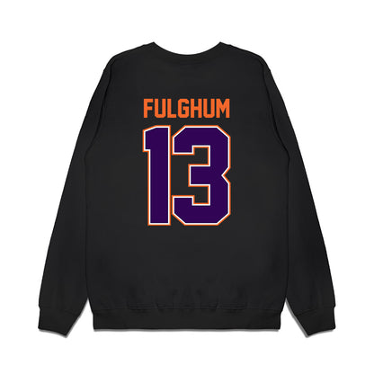 Clemson - NCAA Football : Parker Fulghum - Vintage Helmet Premium Crewneck Sweatshirt-1