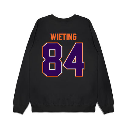 Clemson - NCAA Football : Avery Wieting - Vintage Helmet Premium Crewneck Sweatshirt-1