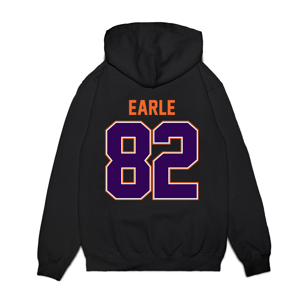 Clemson - NCAA Football : Sam Earle - Vintage Helmet Premium Hooded Sweatshirt-1