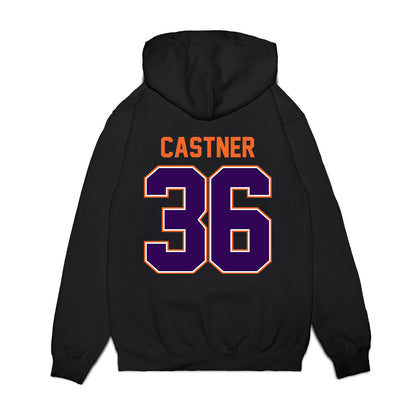 Clemson - NCAA Football : Quinn Castner - Vintage Helmet Premium Hooded Sweatshirt-1