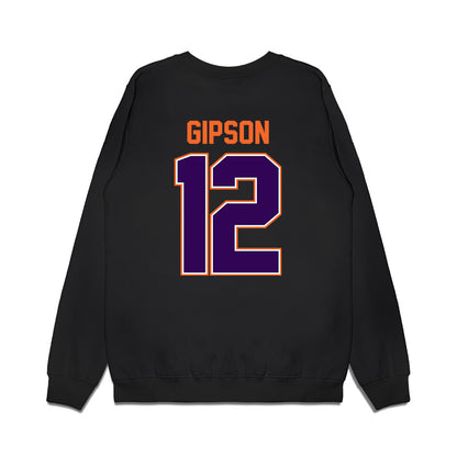 Clemson - NCAA Football : Corian Gipson - Vintage Helmet Premium Crewneck Sweatshirt-1