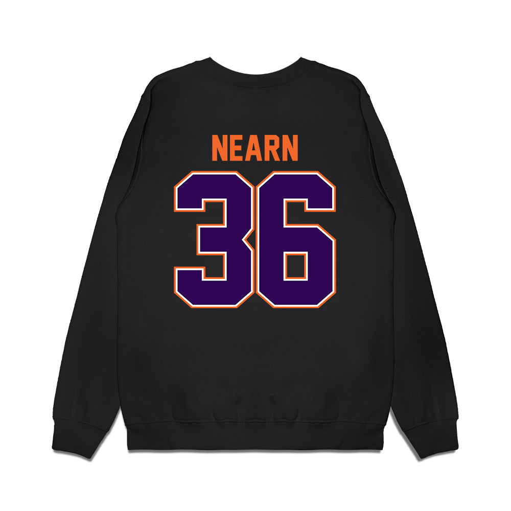 Clemson - NCAA Football : Peter Nearn - Vintage Helmet Premium Crewneck Sweatshirt-1