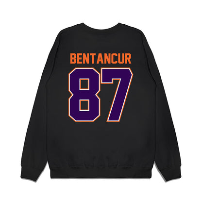Clemson - NCAA Football : Christian Bentancur - Vintage Helmet Premium Crewneck Sweatshirt-1