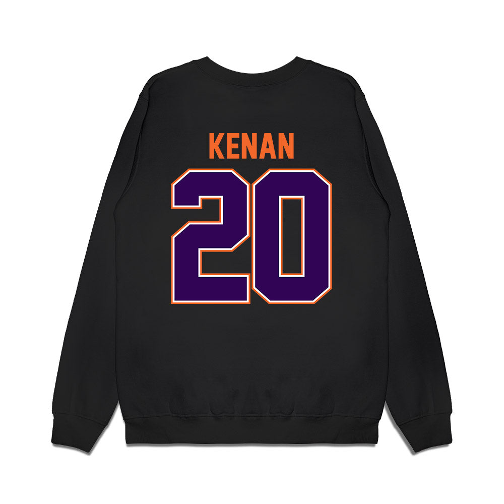 Clemson - NCAA Football : Jakarrion Kenan - Vintage Helmet Premium Crewneck Sweatshirt-1